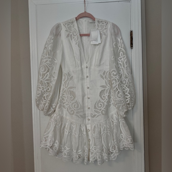 Zimmermann Mae Lace Mini Dress - Picture 8 of 12